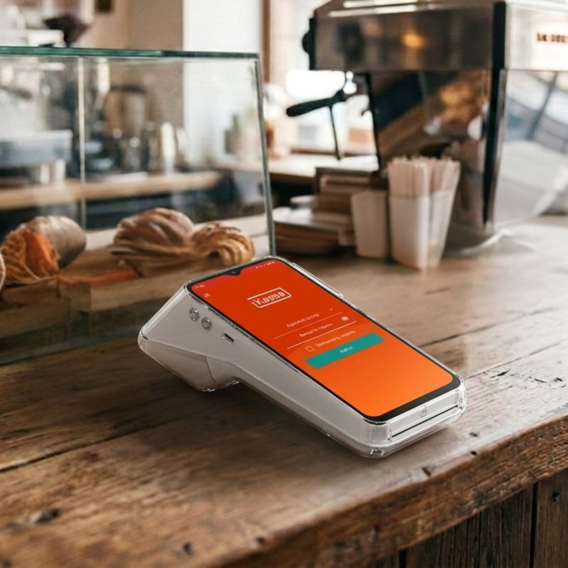 смарт-касса 3-в-1 Topwise T6 в работе